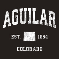 Aguilar Colorado Co Vintage Athletic Sports Design Tank Top | Artistshot