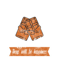 Theres Chocolate There Will Be Happiness Quote Crewneck Sweatshirt | Artistshot