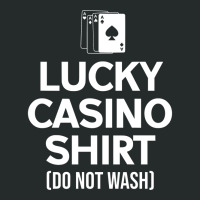 Funny Lucky Casino  For Gamblers Roulette Blackjac Women's Triblend Scoop T-shirt | Artistshot