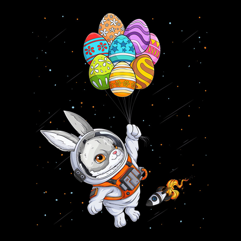 Happy Easter Day Bunny Egg Astronaut Space Boys Gi V-neck Tee | Artistshot