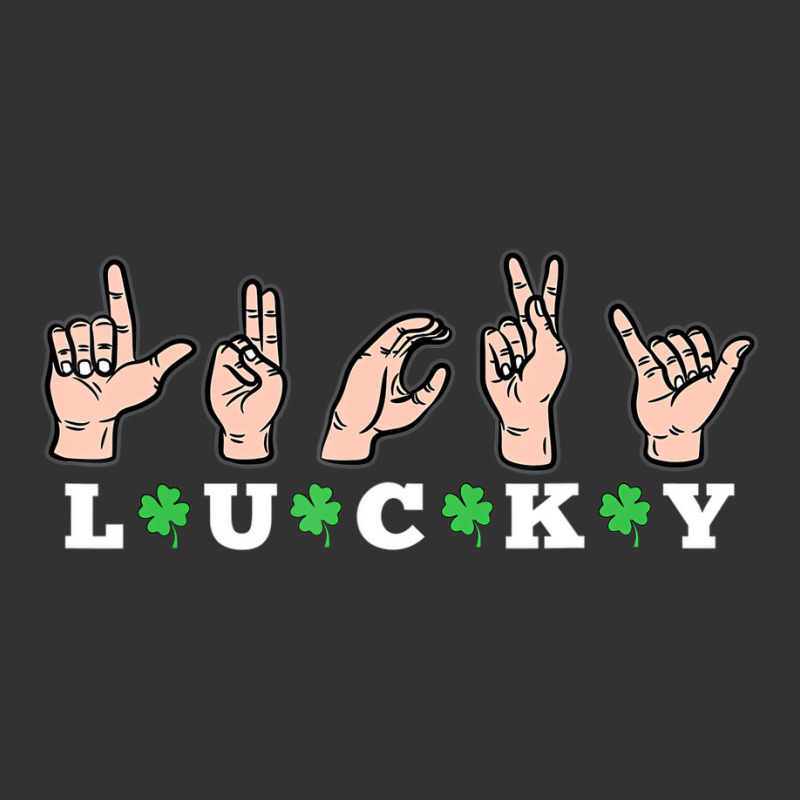 Lucky Asl St Patricks Day Shamrock Sign Language D Baby Bodysuit by karmaian | Artistshot