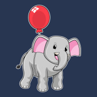 Elephant With Balloon Music Ladies Denim Jacket | Artistshot