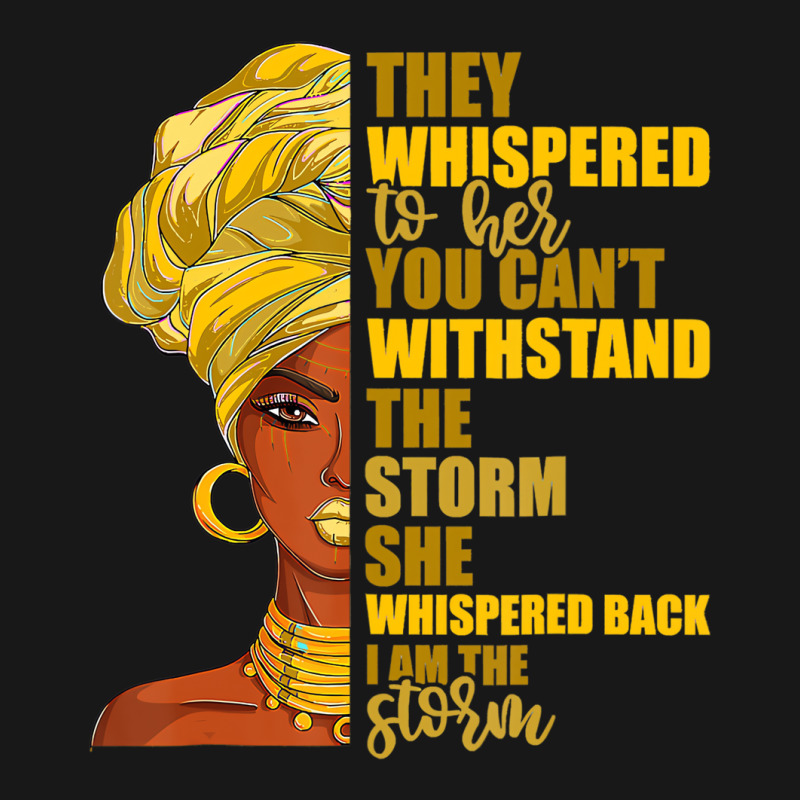 I Am The Storm Women's Tshirt Juneteenth Black His Flannel Shirt | Artistshot