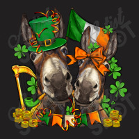 St Patricks Donkeys With Shamrocks T-shirt | Artistshot