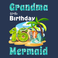 Cute Mermaid Gramma Of The 16th Birthday Nature Men Denim Jacket | Artistshot