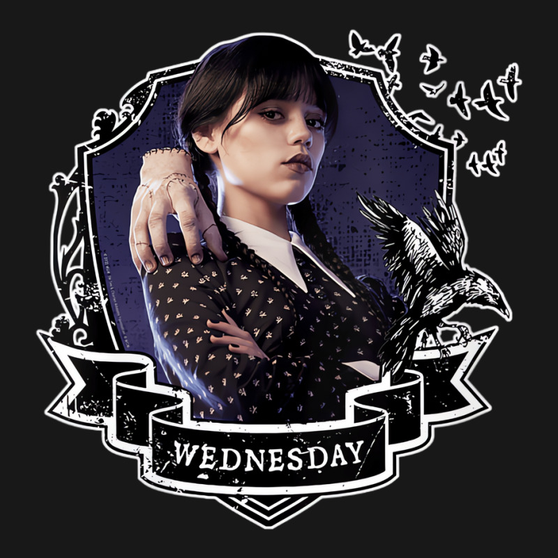 Womens Wednesday Series Nevermore Frame Wednesday Flannel Shirt by onofre | Artistshot