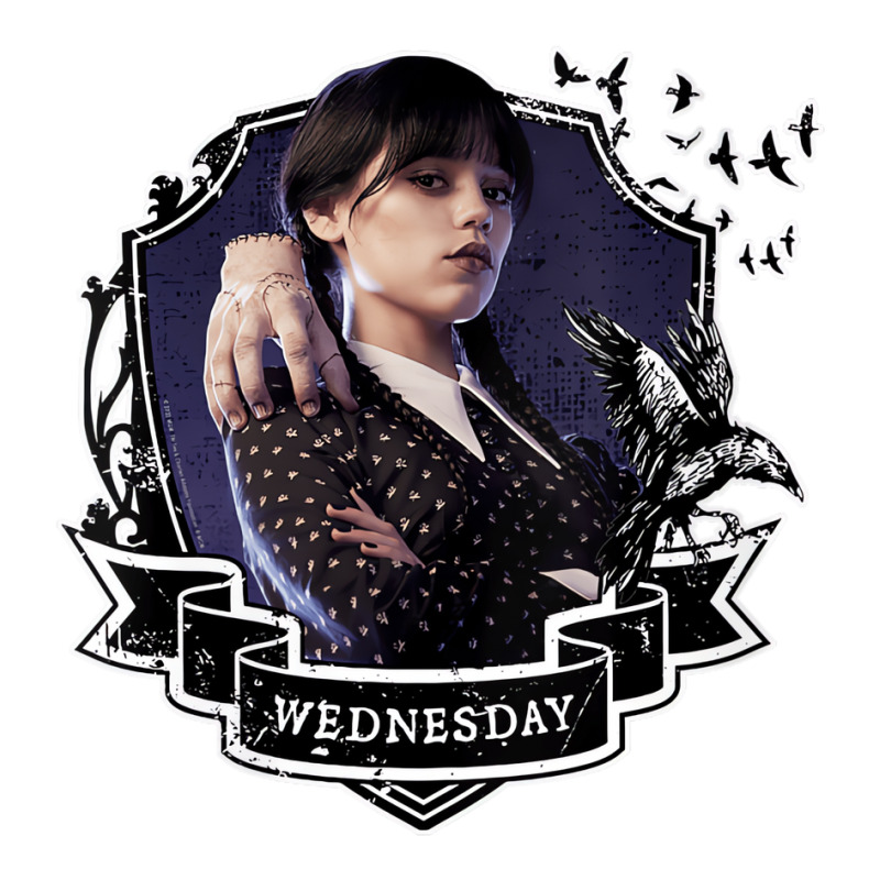 Womens Wednesday Series Nevermore Frame Wednesday Long Sleeve Shirts by onofre | Artistshot