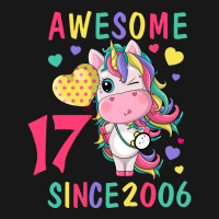 Cute Unicorn Awesome 17th Birthday Since 2006 Cute Flannel Shirt | Artistshot