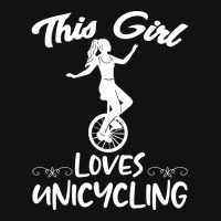 This Girl Loves Unicycling Monocycle Unicycler Uni Scorecard Crop Tee | Artistshot