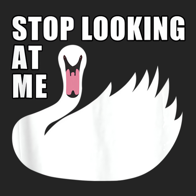 Stop Looking At Me   Swan Tank Top 3/4 Sleeve Shirt by likensjaymie | Artistshot