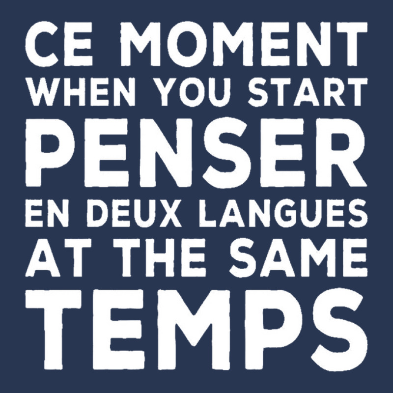 Bilingual Humor Saying Ce Moment When You Start1 Men Denim Jacket by four99 | Artistshot