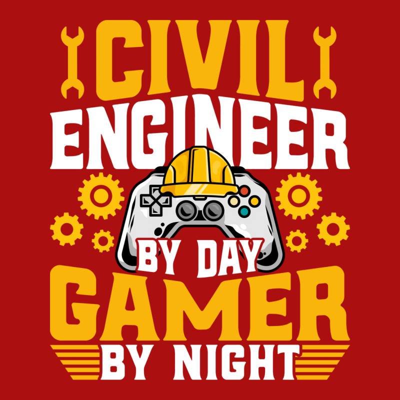 Civil Engineer Gamer Funny Video Game Lover Civil Printed hat by izetecabangp | Artistshot