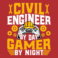 Civil Engineer Gamer Funny Video Game Lover Civil Ladies Fitted T-shirt | Artistshot