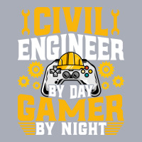 Civil Engineer Gamer Funny Video Game Lover Civil Tank Dress | Artistshot