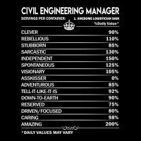 Civil Engineering Manager T  Civil Engineering Man V-neck Tee | Artistshot