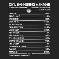 Civil Engineering Manager T  Civil Engineering Man 3/4 Sleeve Shirt | Artistshot