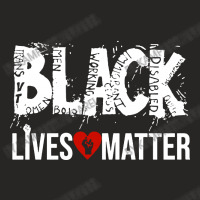 Justice For George Floyd Blm For Dark Ladies Fitted T-shirt | Artistshot