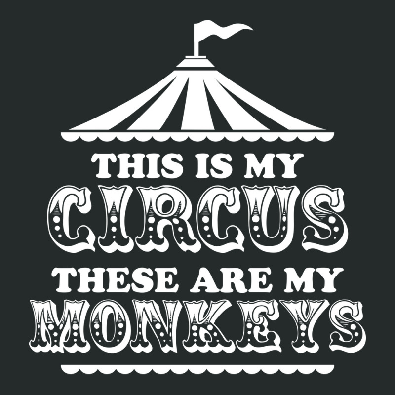 This Is My Circus These Are My Monkeys Boy Hipster Women's Triblend Scoop T-shirt by miryezeibeq | Artistshot