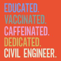 Civil Engineer Retro Vaccination Design Ladies Fitted T-shirt | Artistshot