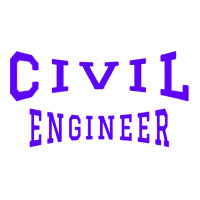 Civil Engineer In Purple Color Text 70s Crewneck Sweatshirt | Artistshot