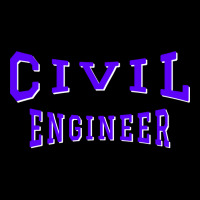 Civil Engineer In Purple Color Text 70s Fleece Short | Artistshot