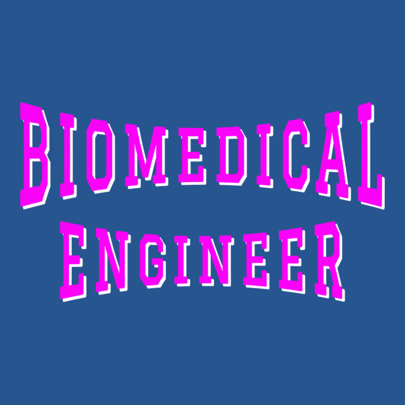 Biomedical Engineer In Pink Color Text Boy Ladies Fitted T-Shirt by shippesaruura | Artistshot