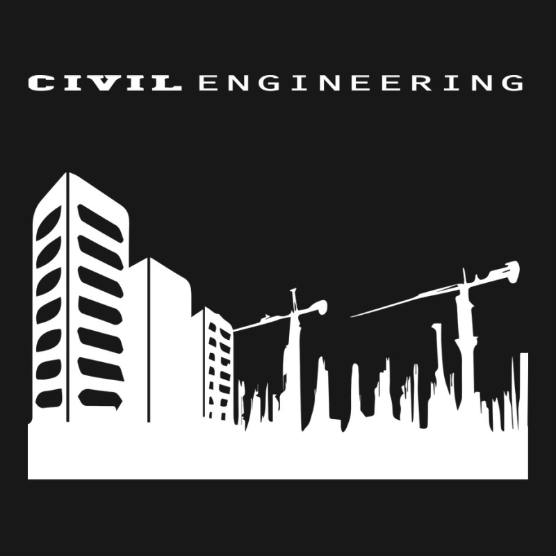 Civil Engineering Building Tower Crane Engineer De Flannel Shirt | Artistshot