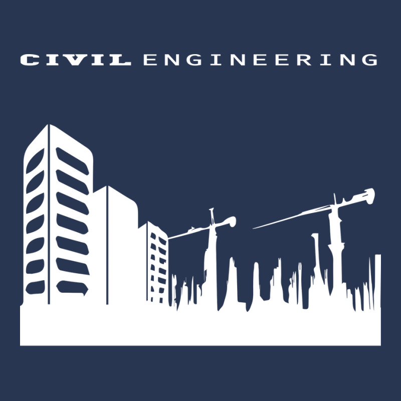 Civil Engineering Building Tower Crane Engineer De Men Denim Jacket | Artistshot