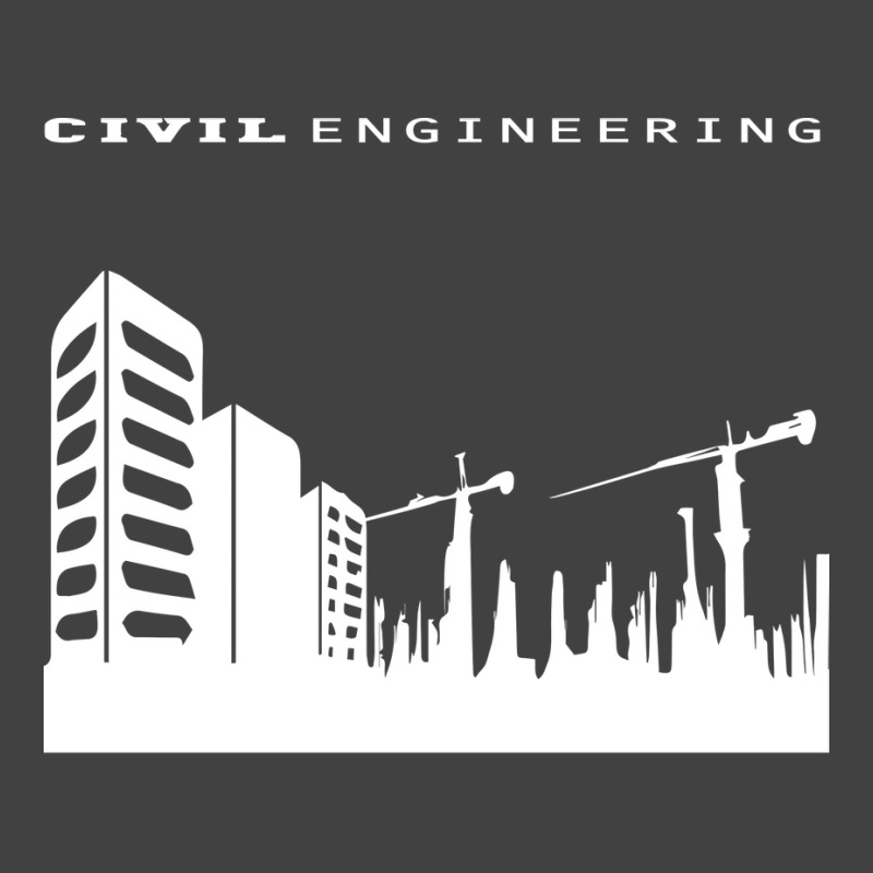 Civil Engineering Building Tower Crane Engineer De Vintage T-shirt | Artistshot