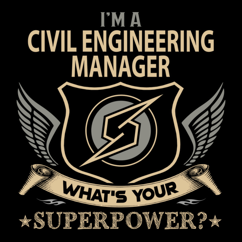 Civil Engineering Manager T  Superpower Gift Item Zipper Hoodie by zemkamajoor1 | Artistshot