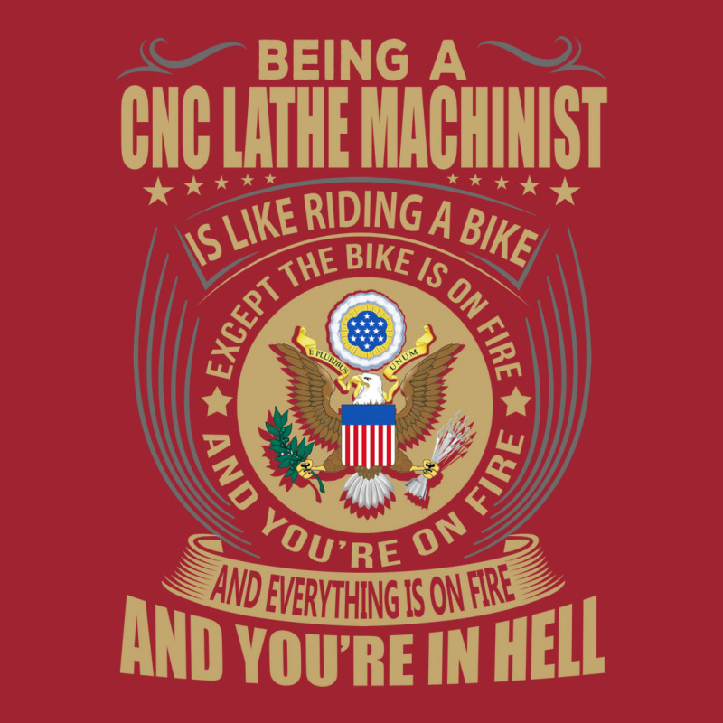 Being A Cnc Lathe Machinist Like Riding Bike Cool Long Sleeve Shirts | Artistshot