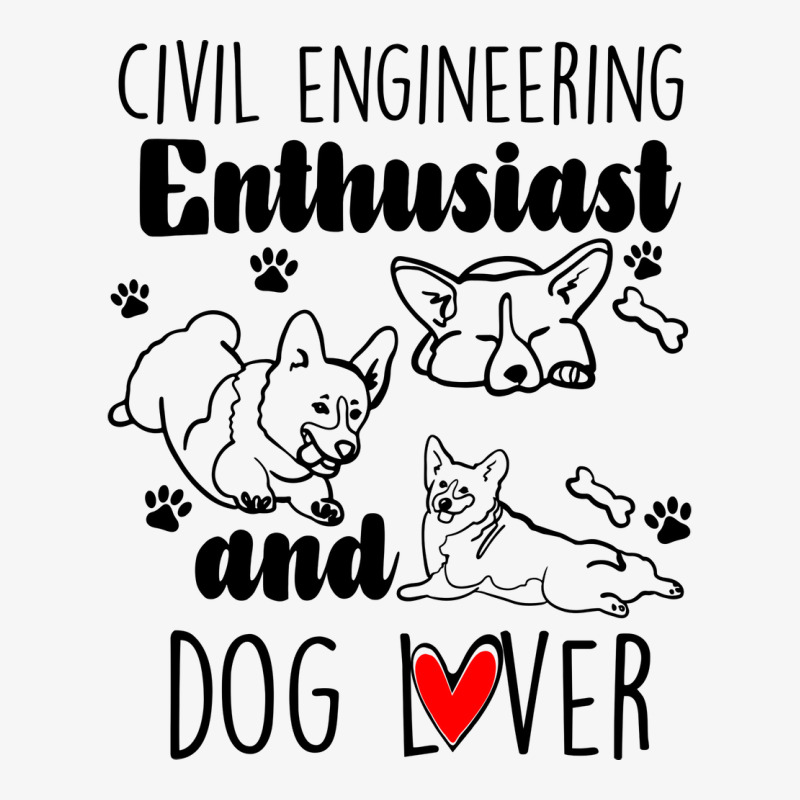 Civil Engineering Dog Funny Ladies Fitted T-Shirt by cheidyseguelx | Artistshot