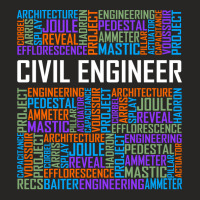 Civil Engineer Words Girl Ladies Fitted T-shirt | Artistshot