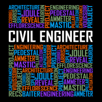 Civil Engineer Words Girl Women's V-neck T-shirt | Artistshot