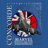 Concorde Supersonic British French Legendary Aircr Ladies Fitted T-shirt | Artistshot