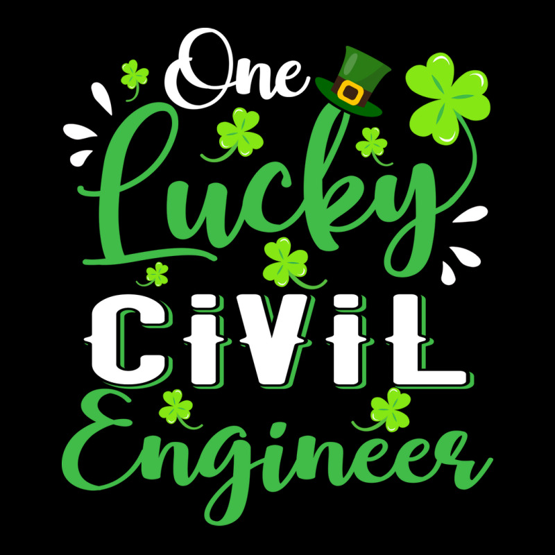 One Lucky Civil Engineer Shamrock Leprechaun Hat S Lightweight Hoodie by ngouparumbiez | Artistshot