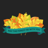 May The Forest Be With You Banner Hipster 3/4 Sleeve Shirt | Artistshot