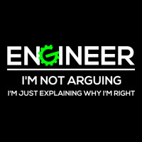 Funny Engineering Shirts Im Not Arguing Im Just Ex Cropped Hoodie | Artistshot