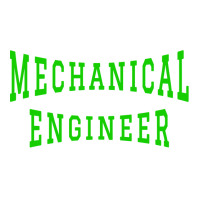 Mechanical Engineer In Green Color Text Hippie V-neck Tee | Artistshot