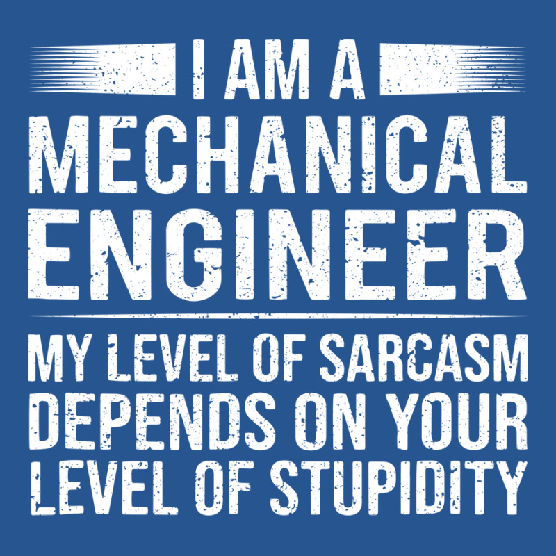 Mechanical Engineer Level Of Funny Sarcasm Gift Ladies Fitted T-Shirt by gerezzdralad | Artistshot