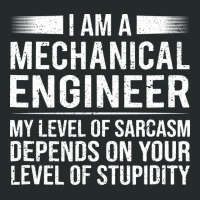 Mechanical Engineer Level Of Funny Sarcasm Gift Women's Triblend Scoop T-shirt | Artistshot