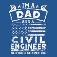 Im A Dad And Civil Engineer Nothing Scares Me Musi Ladies Fitted T-shirt | Artistshot