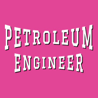 Petroleum Engineer In White Color Text Aesthetic T-shirt | Artistshot