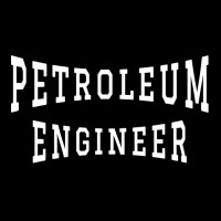 Petroleum Engineer In White Color Text Aesthetic V-neck Tee | Artistshot