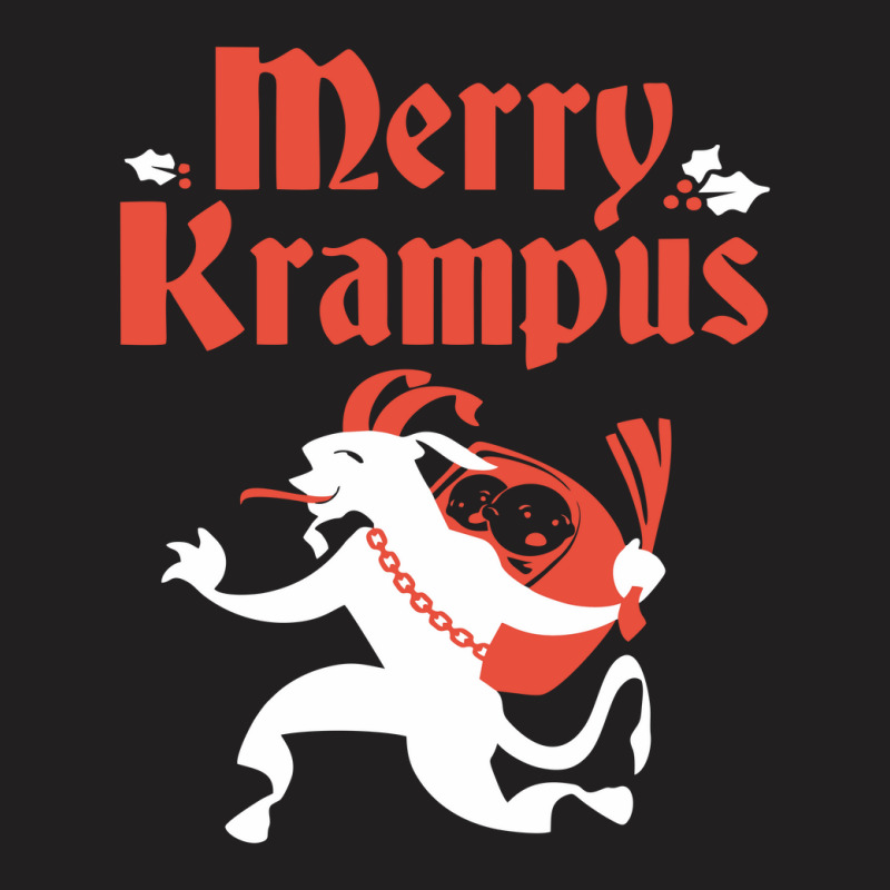 Merry Krampus T-Shirt by jasonciko | Artistshot