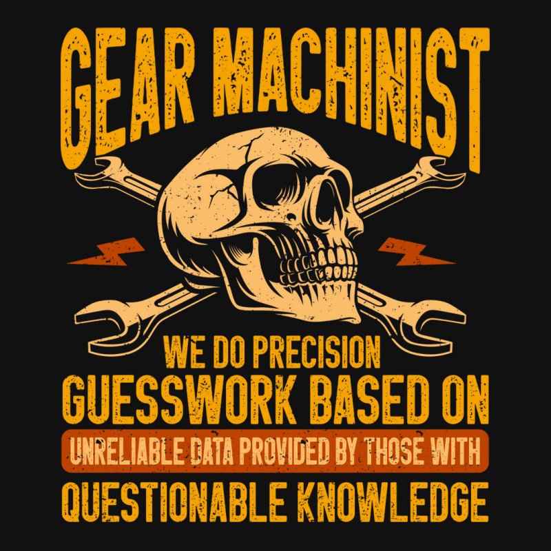 Machining Precision Guesswork Gear Machinist Girl Graphic T-shirt | Artistshot