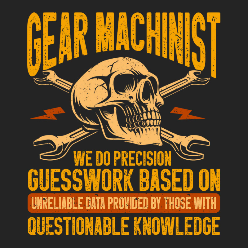 Machining Precision Guesswork Gear Machinist Girl 3/4 Sleeve Shirt | Artistshot