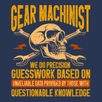 Machining Precision Guesswork Gear Machinist Girl Men Denim Jacket | Artistshot