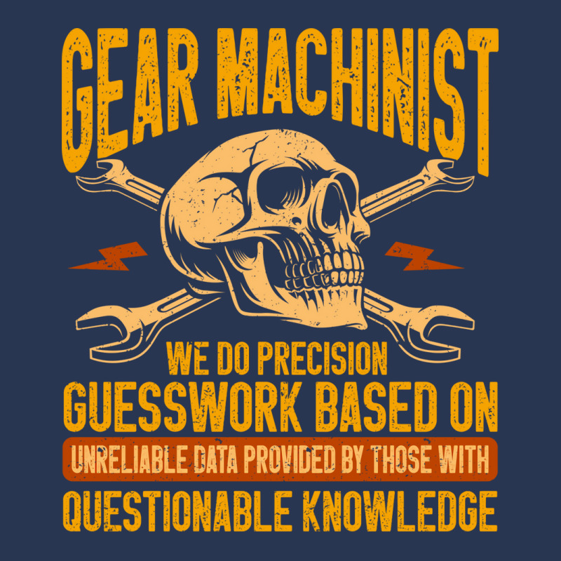 Machining Precision Guesswork Gear Machinist Girl Men Denim Jacket | Artistshot