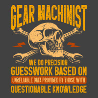 Machining Precision Guesswork Gear Machinist Girl Vintage T-shirt | Artistshot